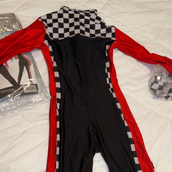 Red and Black Racing Jumpsuit - Picture 5 of 7